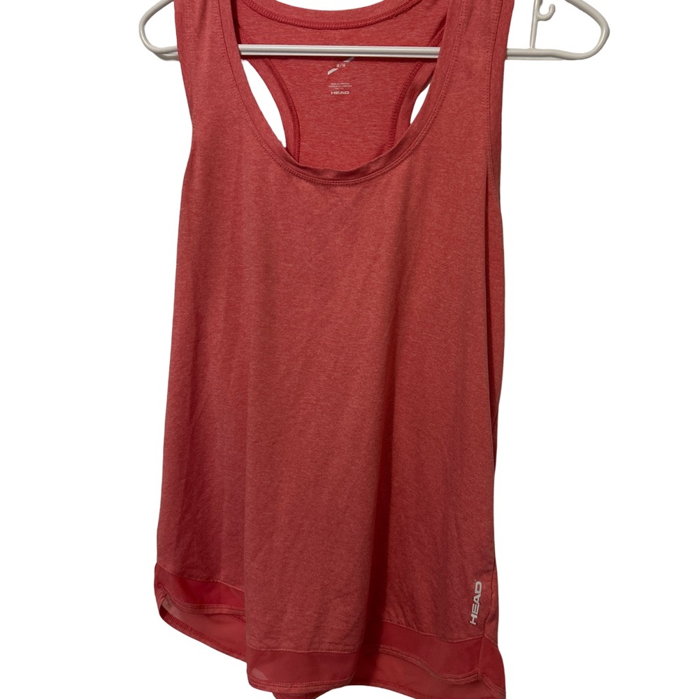 Head Orange Sleeveless Relaxed Tank Top